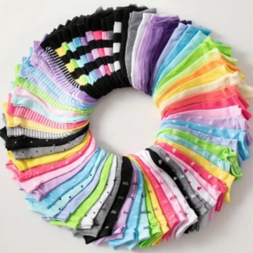 Women's Socks. 10 multi-colored designed pairs. - Picture 1 of 1
